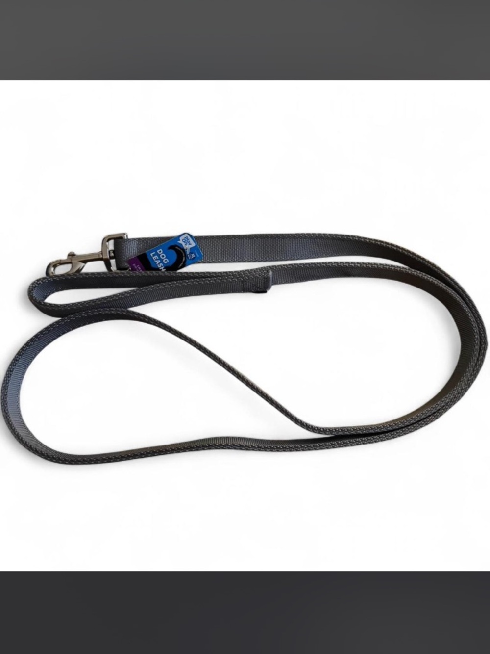 Black Dog Leash with Metal Clip